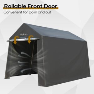 10 Ft. W x 10 Ft. D Portable Storage Shed