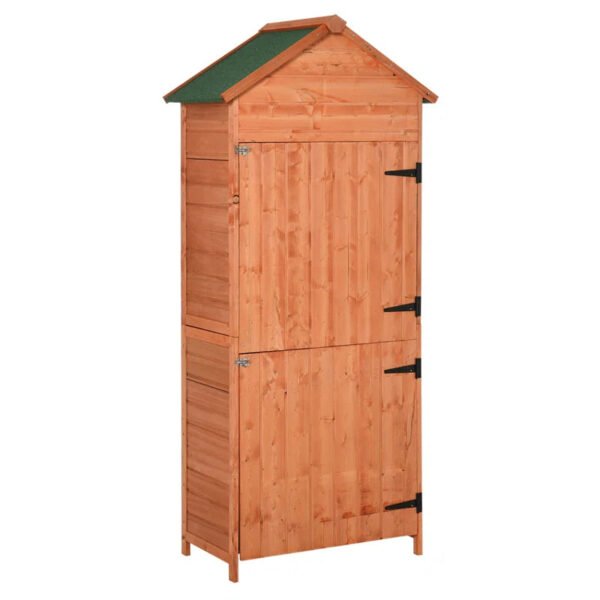 1ft. 9in. W x 2 ft. 9in. D Manufactured Wood Vertical Tool Shed