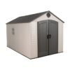 8 ft. W x 12.5 ft. D Plastic Storage Shed