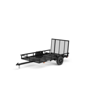 Carry-On Trailer 5-ft x 8-ft Steel Mesh Utility Trailer with Ramp Gate