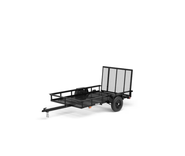 Carry-On Trailer 5-ft x 8-ft Steel Mesh Utility Trailer with Ramp Gate