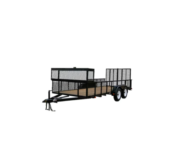 Carry-On Trailer 6-ft x 16-ft Treated Lumber Utility Trailer with Ramp Gate