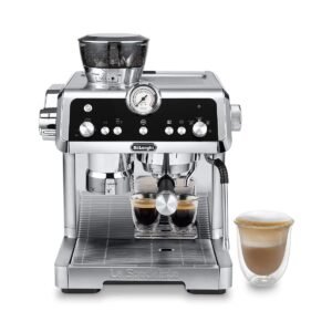 DeLonghi La Specialista Prestigio Semi-Automatic Espresso Machine EC9355M (Silver)