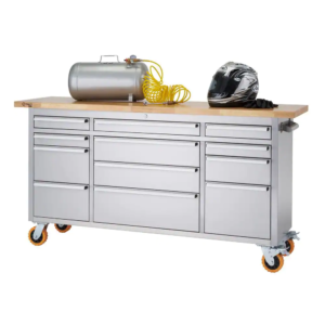 PRO 6 Ft. 12-Drawer Workbench with Storage