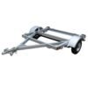 STIRLING, 4ft. x 4ft. Galvalume Kit Trailer w/8in. Wheels, Load Capacity 820 lb, Deck Length 4 ft, Deck Width 4 ft, Model# 48-048-KO8