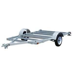 STIRLING, 5ft. x 8ft. Galvalume Kit Trailer w/12in. Wheels, Load Capacity 1250 lb, Deck Length 8 ft, Deck Width 5 ft, Model# 60-096-KO12