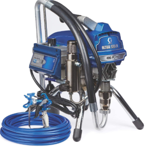 Ultra Max II 490 PC Pro Electric Airless Graco Sprayer, Stand (17E852)